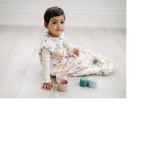 Loulou Lollipop TENCEL Sleep Bag 2.5 Tog - Floral Bouquet, 18-36 Months - Picture 5 of 9